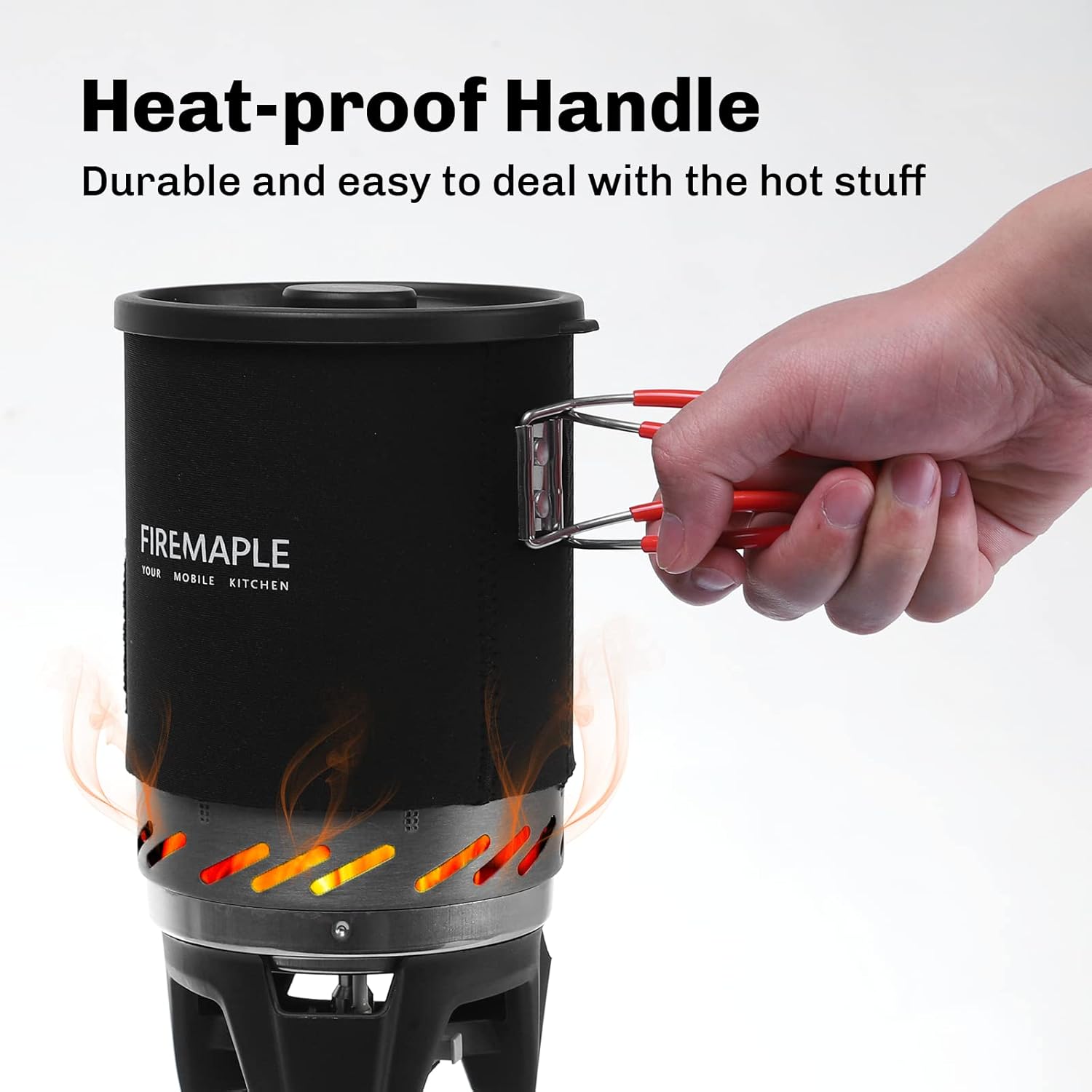 Fire-Maple "Fixed Star 1" Backpacking and Camping Stove System | Outdoor Propane Cooking Gear | Portable Pot/Jet Burner Set | Ideal for Hiking, Trekking, Fishing, Hunting Trips and Emergency Use - Image 3